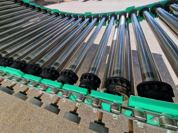 Grote foto allround rollensorteermachine met borstel en toevoerband agrarisch tuinbouw