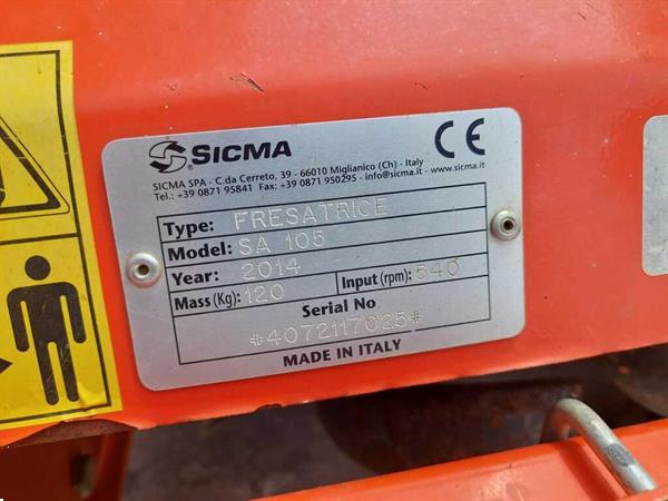 Grote foto sicma kubota grondfrees agrarisch akkerbouw