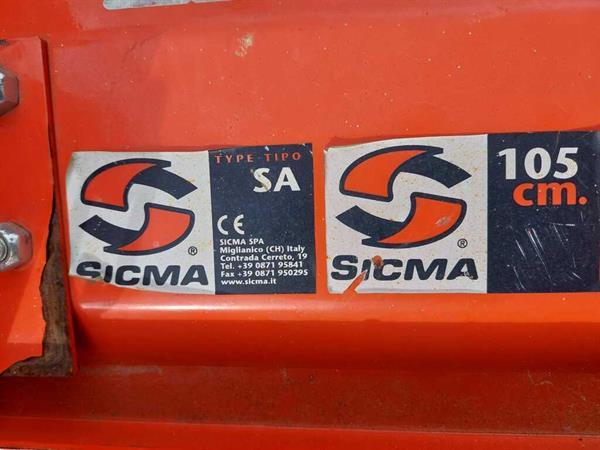 Grote foto sicma kubota grondfrees agrarisch akkerbouw