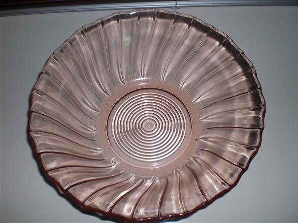 Grote foto pacht glazen schaal antiek en kunst glas en kristal