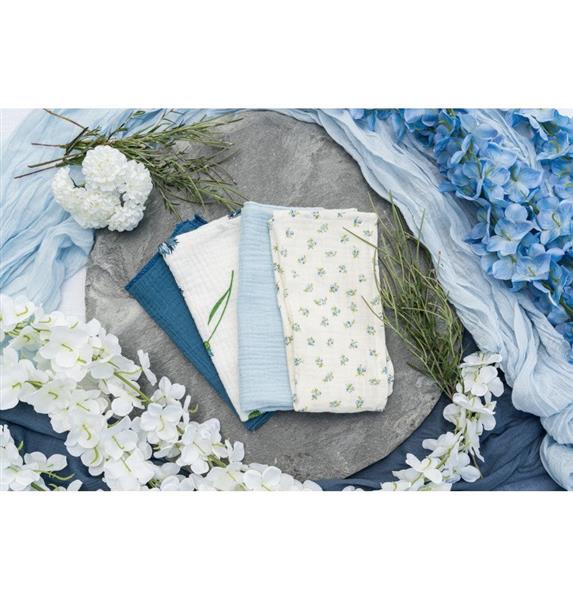 Grote foto bloemen servetten katoen 40cm 4st verzamelen overige verzamelingen