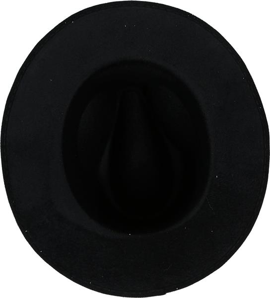 Grote foto zwarte vilten cowboyhoed met studs voor volwassenen verzamelen overige verzamelingen