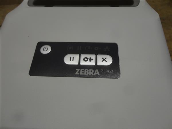 Grote foto zebra zd421 thermal transfer label printer lan usb zd421t computers en software printers