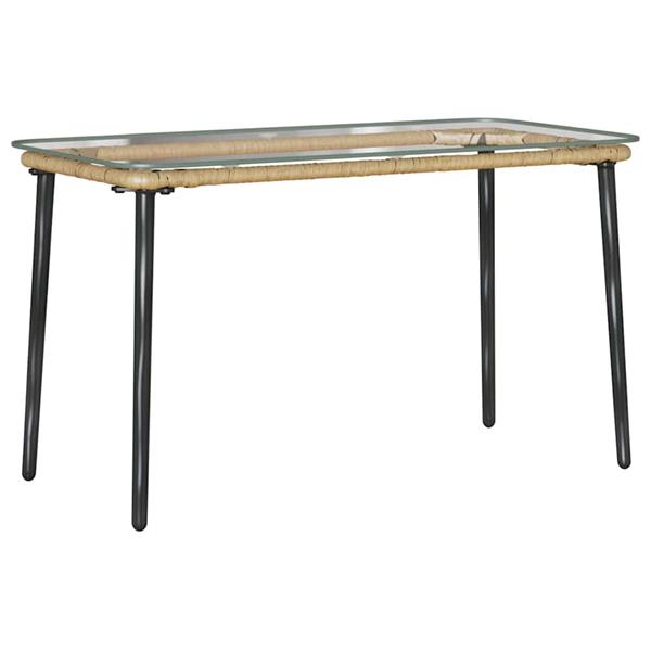 Grote foto vidaxl tuinmeubelset met kussen 4 pcs zwart en anthraciet tuin en terras tuinmeubelen