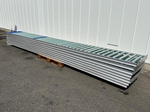 Grote foto alluminium frame rollenbaan 550 x 60 agrarisch transportbanden