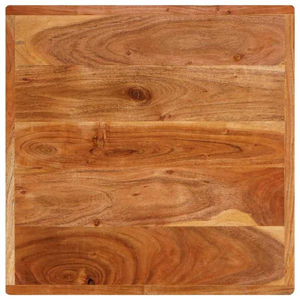 Grote foto vidaxl bistrotafel bruin 50 x 50 x 76 cm massief acaciahout huis en inrichting eettafels