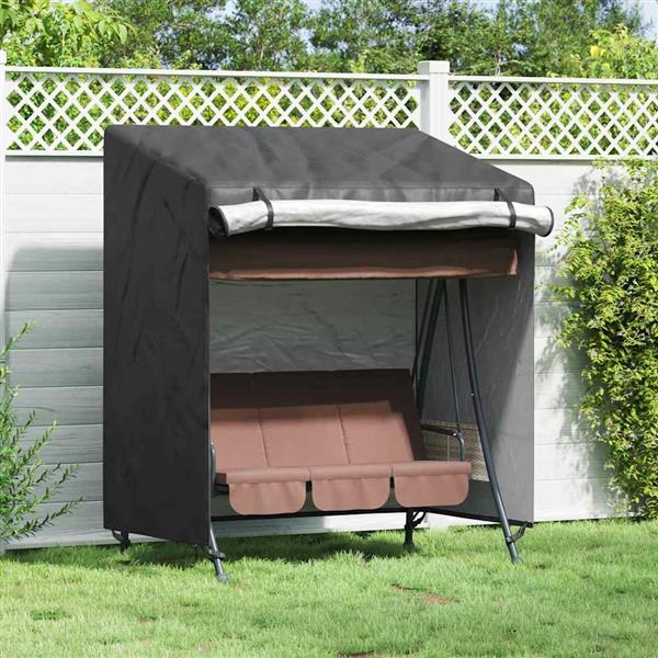Grote foto vidaxl hoes voor buitenschommel 135 x 100 x 165 cm 600d oxford stof tuin en terras tuinmeubelen
