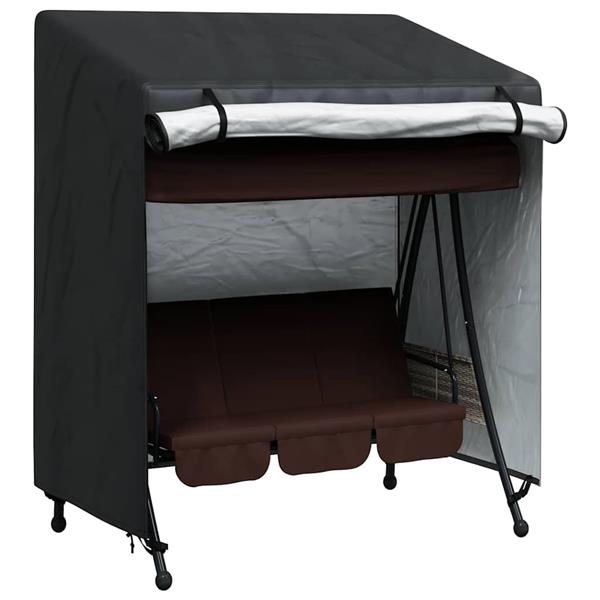 Grote foto vidaxl hoes voor buitenschommel 135 x 100 x 165 cm 600d oxford stof tuin en terras tuinmeubelen