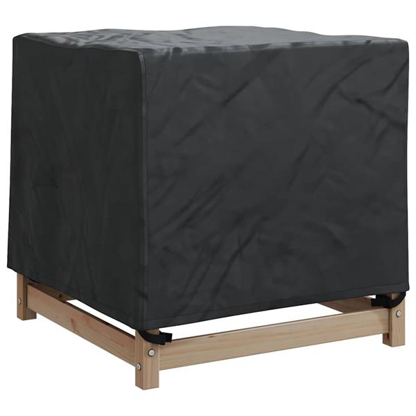 Grote foto vidaxl hoes voor tuinmeubelen zwart 82 x 82 x 65 cm 600d oxford stof tuin en terras tuinmeubelen