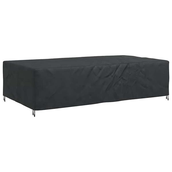 Grote foto vidaxl hoes voor tuinmeubelen zwart 315 x 180 x 74 cm 210d tuin en terras tuinmeubelen