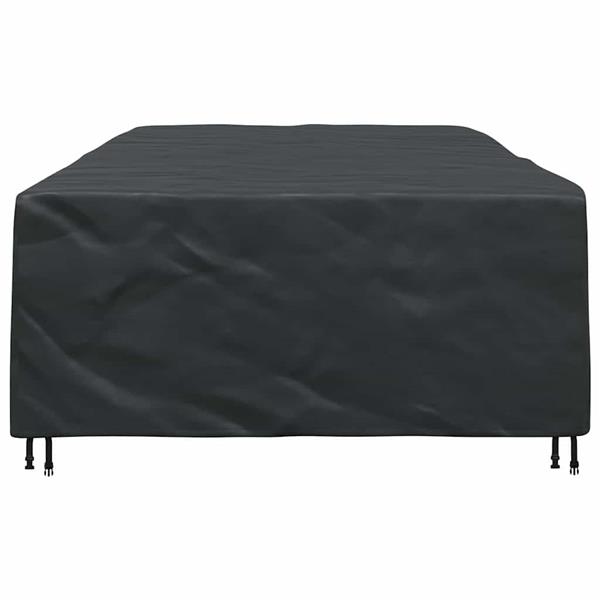 Grote foto vidaxl hoes voor tuinmeubelen zwart 315 x 180 x 74 cm 210d tuin en terras tuinmeubelen
