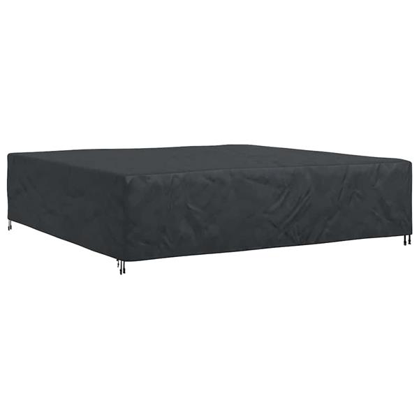 Grote foto vidaxl hoes voor tuinmeubelen zwart 300 x 300 x 70 cm 210d tuin en terras tuinmeubelen