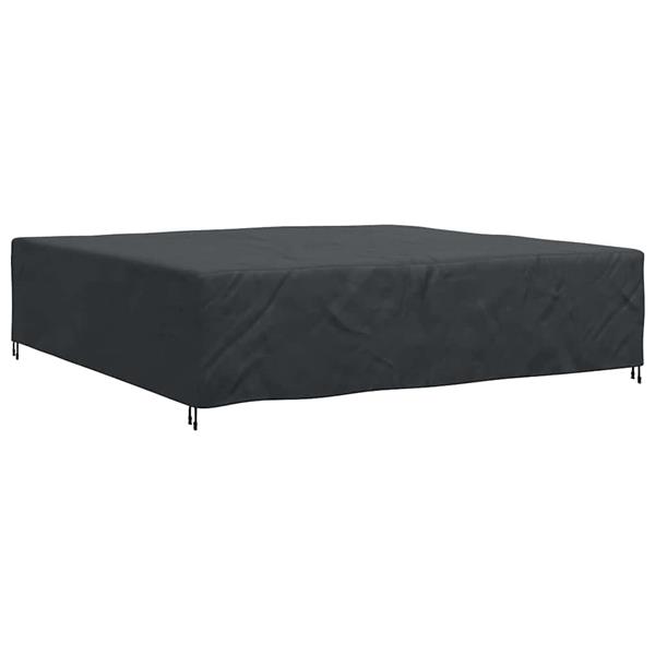 Grote foto vidaxl hoes voor tuinmeubelen zwart 300 x 300 x 70 cm 210d tuin en terras tuinmeubelen