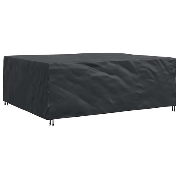 Grote foto vidaxl hoes voor tuinmeubelen zwart 300 x 250 x 100 cm 210d tuin en terras tuinmeubelen