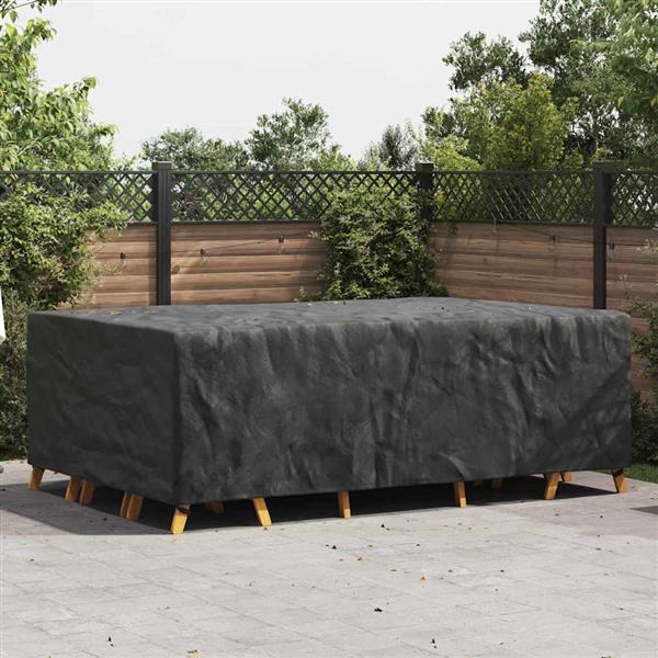Grote foto vidaxl hoes voor tuinmeubelen zwart 300 x 200 x 90 cm 210d tuin en terras tuinmeubelen