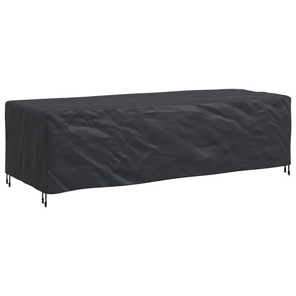Grote foto vidaxl hoes voor tuinmeubelen zwart 270 x 110 x 70 cm 600d tuin en terras tuinmeubelen