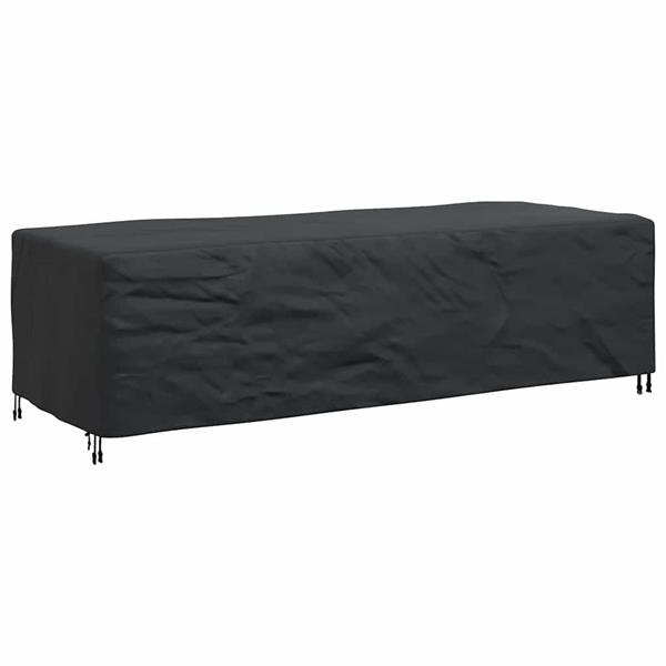Grote foto vidaxl hoes voor tuinmeubelen zwart 270 x 110 x 70 cm 600d tuin en terras tuinmeubelen