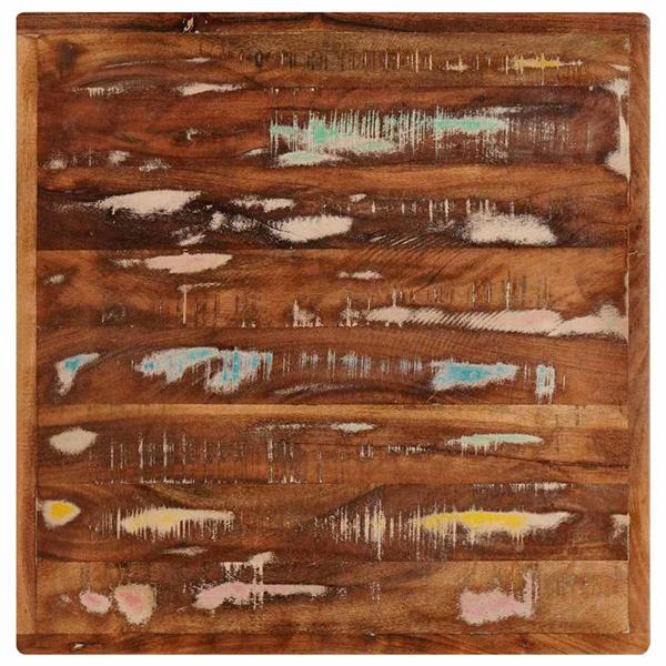 Grote foto vidaxl bistrotafel bruin 50 x 50 x 76 cm massief gerecycled hout huis en inrichting eettafels