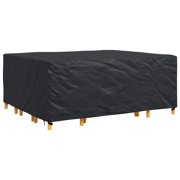 Grote foto vidaxl hoes voor tuinmeubelen zwart 250 x 210 x 90 cm 420d tuin en terras tuinmeubelen