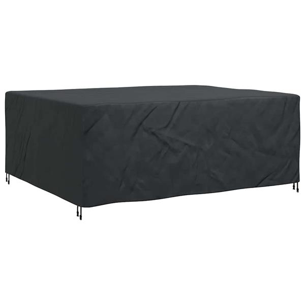 Grote foto vidaxl hoes voor tuinmeubelen zwart 250 x 210 x 90 cm 420d tuin en terras tuinmeubelen