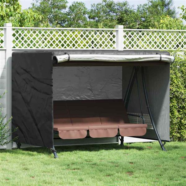 Grote foto vidaxl hoes voor buitenschommel 220 x 150 x 150 cm 420d oxford stof tuin en terras tuinmeubelen