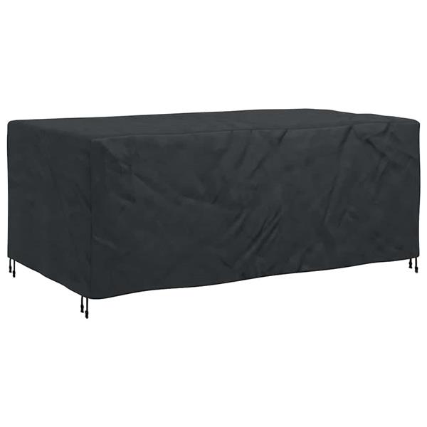 Grote foto vidaxl hoes voor tuinmeubelen zwart 240 x 110 x 70 cm 420d tuin en terras tuinmeubelen