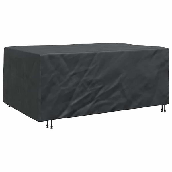 Grote foto vidaxl hoes voor tuinmeubelen zwart 220 x 150 x 85 cm 600d tuin en terras tuinmeubelen