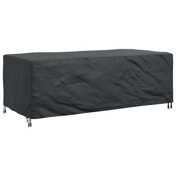 Grote foto vidaxl hoes voor tuinmeubelen zwart 220 x 110 x 70 cm 600d tuin en terras tuinmeubelen