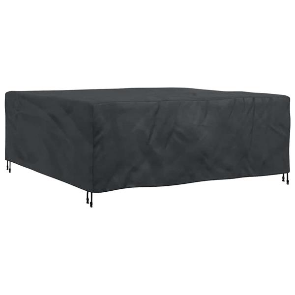 Grote foto vidaxl hoes voor tuinmeubelen zwart 210 x 200 x 70 cm 210d tuin en terras tuinmeubelen