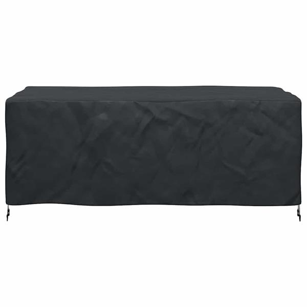 Grote foto vidaxl hoes voor tuinmeubelen zwart 200 x 110 x 70 cm 210d tuin en terras tuinmeubelen