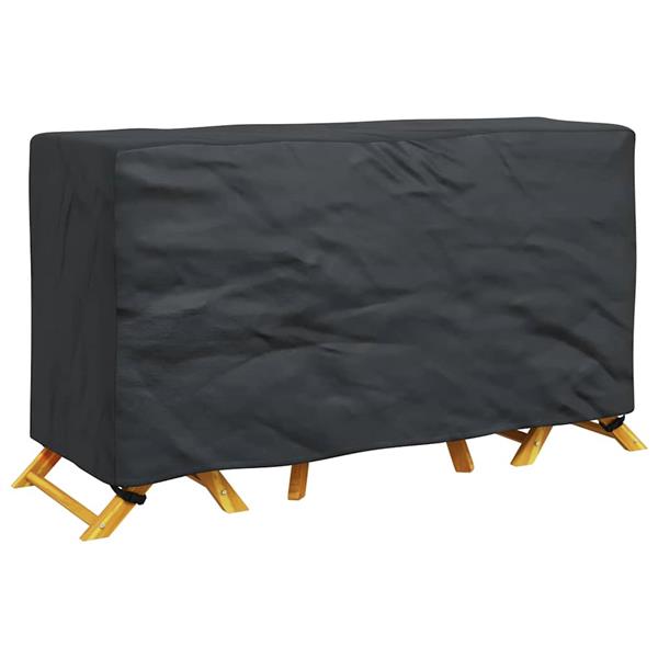 Grote foto vidaxl hoes voor tuinmeubelen zwart 180 x 70 x 90 cm 210d tuin en terras tuinmeubelen
