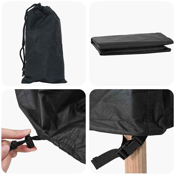 Grote foto vidaxl hoes voor tuinmeubelen 210 x 74 x 40 cm 420d oxford stof tuin en terras tuinmeubelen