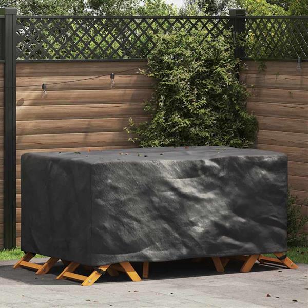 Grote foto vidaxl hoes voor tuinmeubelen zwart 172 x 113 x 73 cm 420d tuin en terras tuinmeubelen