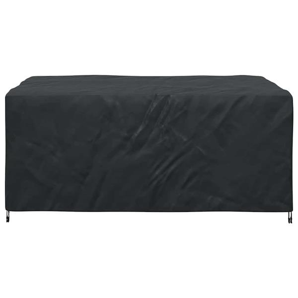 Grote foto vidaxl hoes voor tuinmeubelen zwart 143 x 225 x 90 cm 210d tuin en terras tuinmeubelen