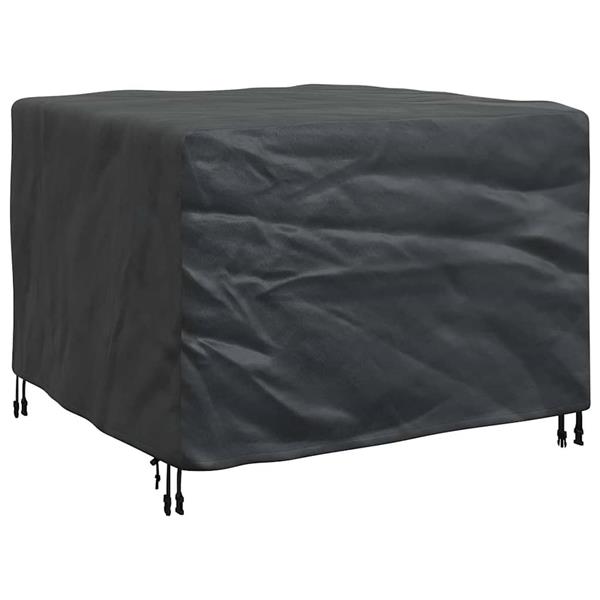 Grote foto vidaxl hoes voor tuinmeubelen zwart 100 x 100 x 70 cm 600d tuin en terras tuinmeubelen