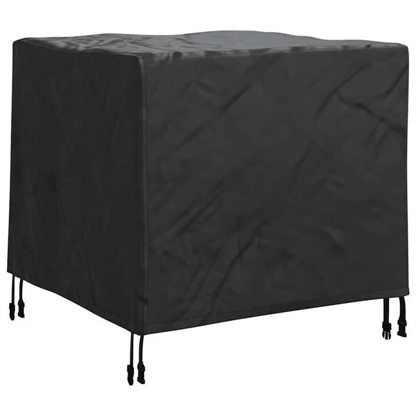 Grote foto vidaxl hoes voor tuinmeubelen zwart 82 x 82 x 65 cm 600d oxford stof tuin en terras tuinmeubelen