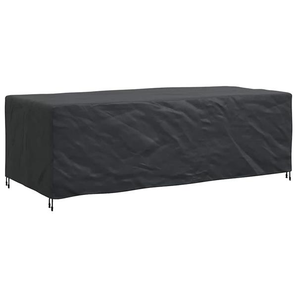 Grote foto vidaxl hoes voor tuinmeubelen zwart 300 x 110 x 70 cm 210d tuin en terras tuinmeubelen