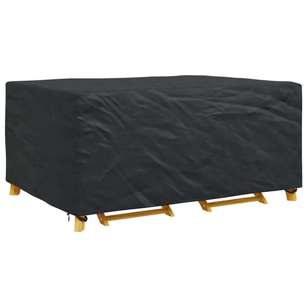 Grote foto vidaxl hoes voor tuinmeubelen zwart 240 x 180 x 100 cm 420d tuin en terras tuinmeubelen