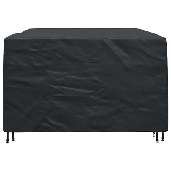 Grote foto vidaxl hoes voor tuinmeubelen zwart 240 x 180 x 100 cm 420d tuin en terras tuinmeubelen