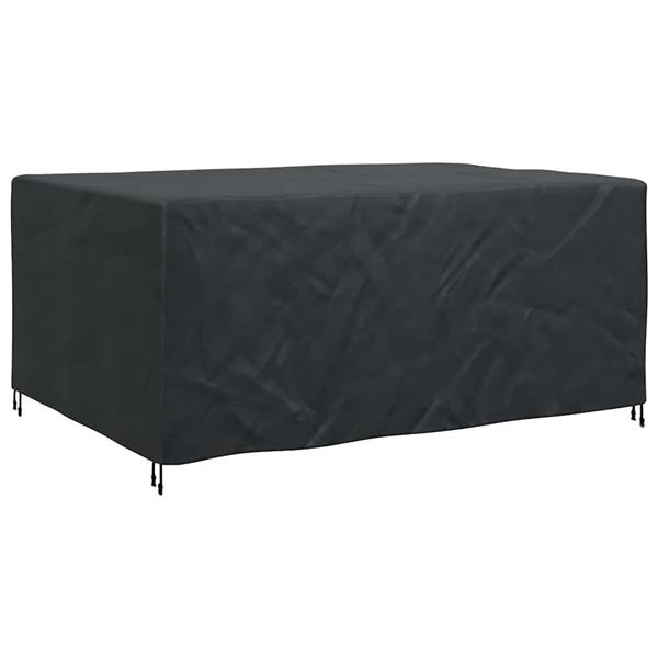 Grote foto vidaxl hoes voor tuinmeubelen zwart 240 x 180 x 100 cm 420d tuin en terras tuinmeubelen