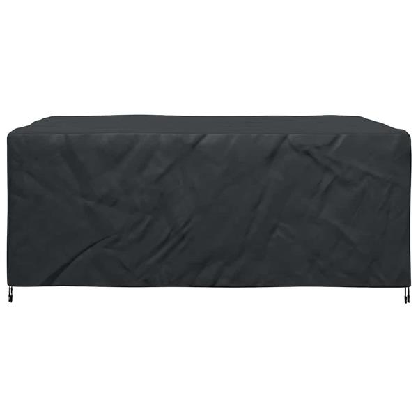 Grote foto vidaxl hoes voor tuinmeubelen zwart 240 x 190 x 90 cm 600d tuin en terras tuinmeubelen