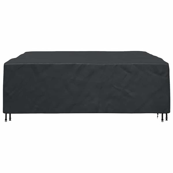 Grote foto vidaxl hoes voor tuinmeubelen zwart 220 x 220 x 70 cm 210d tuin en terras tuinmeubelen