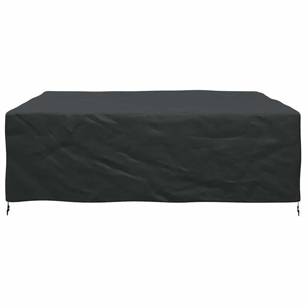 Grote foto vidaxl hoes voor tuinmeubelen zwart 220 x 220 x 70 cm 210d tuin en terras tuinmeubelen