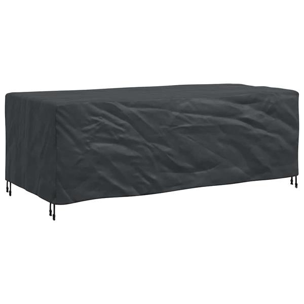Grote foto vidaxl hoes voor tuinmeubelen zwart 220 x 110 x 70 cm 600d tuin en terras tuinmeubelen