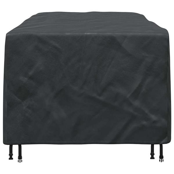 Grote foto vidaxl hoes voor tuinmeubelen zwart 220 x 110 x 70 cm 600d tuin en terras tuinmeubelen