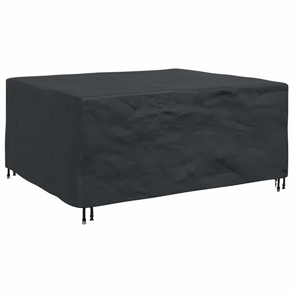 Grote foto vidaxl hoes voor tuinmeubelen zwart 200 x 150 x 85 cm 420d tuin en terras tuinmeubelen