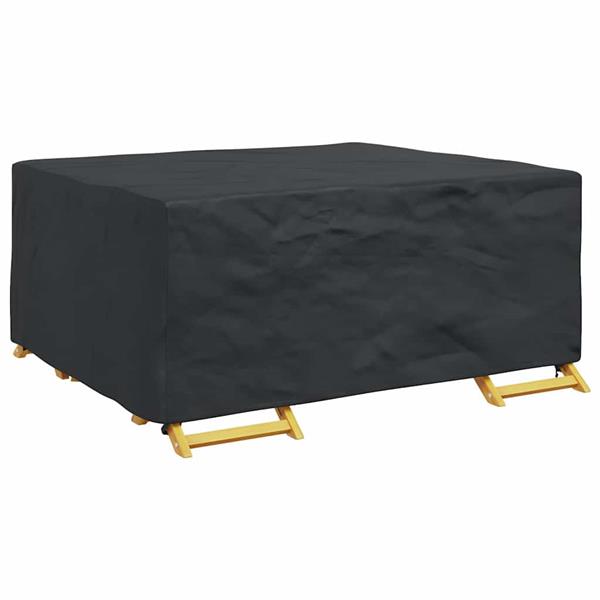 Grote foto vidaxl hoes voor tuinmeubelen zwart 200 x 150 x 85 cm 420d tuin en terras tuinmeubelen