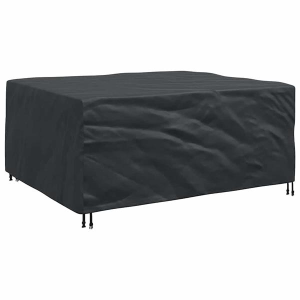 Grote foto vidaxl hoes voor tuinmeubelen zwart 200 x 150 x 85 cm 420d tuin en terras tuinmeubelen