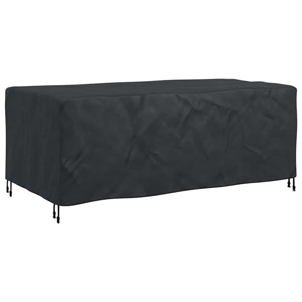 Grote foto vidaxl hoes voor tuinmeubelen zwart 200 x 110 x 70 cm 210d tuin en terras tuinmeubelen