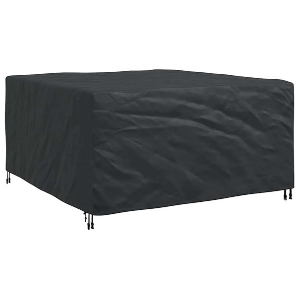 Grote foto vidaxl hoes voor tuinmeubelen zwart 180 x 190 x 85 cm 210d tuin en terras tuinmeubelen